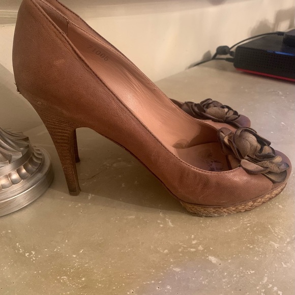 Made in Italy peep toe heels - Picture 2 of 4